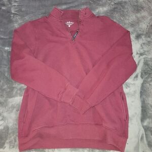 CHARLES RIVER (Size L) ¼zip jacket with pockets Mens